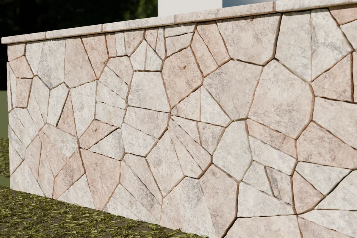 Muro de entrada de uma quinta